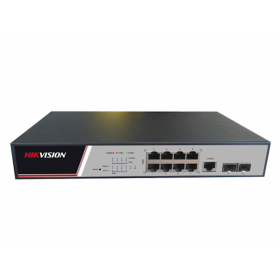 Hikvision DS-3E2510P 8x Poorten POE Gigabit Managed PoE Switch
