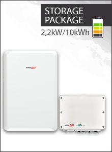 SolarEdge 2200W NET Home Hub 1fase Omvormer + Home Battery V2 10kWh 1fase Pakket