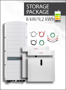 SolarEdge 8 kW 3fase RWS omvormer + 9,2 kWh (2x 4,6 kWh) batterij pakket