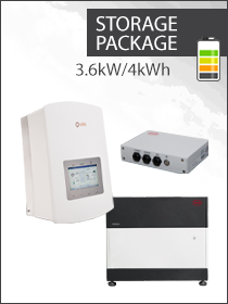 Solis 1ph 3.6kW Storage Hybrid / BYD LVS 4kWh Package
