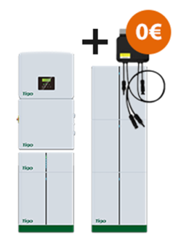 Tigo TSI 15 kW 3fase Hybrid Omvormer + TSB 12 kWh Batterij + gratis Optimiser