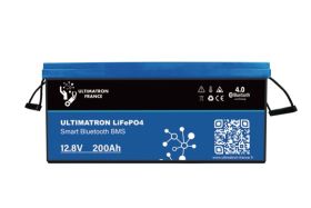 Ultimatron LiFePO4 Lithium Smart Accu Bluetooth BMS 12.8V 200Ah UBL-12-200